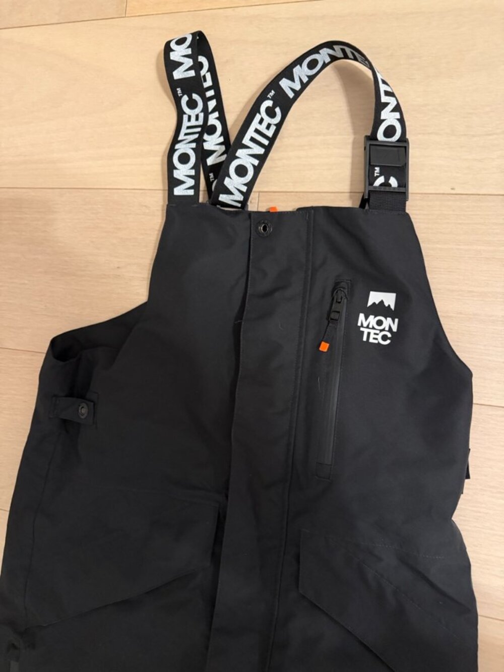 Montec Fawk Bib Snow Pants Men's S Black 20K Waterproof Ski Snowboard